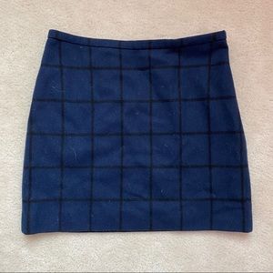 Madewell Checkered Skirt